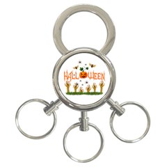 Halloween 3-ring Key Chains by Valentinaart