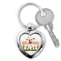 Halloween Key Chains (heart)  by Valentinaart