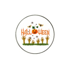 Halloween Hat Clip Ball Marker (4 Pack) by Valentinaart