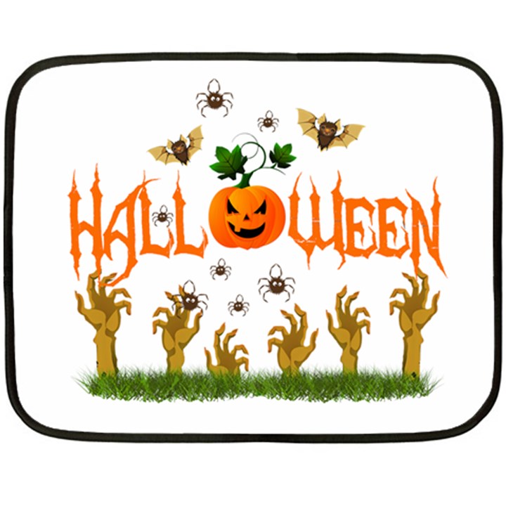 Halloween Double Sided Fleece Blanket (Mini) 