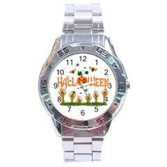 Halloween Stainless Steel Analogue Watch by Valentinaart