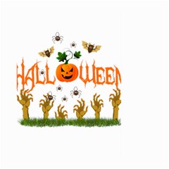 Halloween Large Garden Flag (two Sides) by Valentinaart