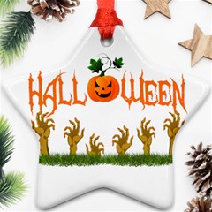 Halloween Ornament (star) by Valentinaart