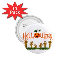 Halloween 1 75  Buttons (10 Pack) by Valentinaart