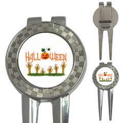 Halloween 3-in-1 Golf Divots by Valentinaart