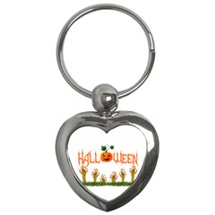 Halloween Key Chains (heart)  by Valentinaart