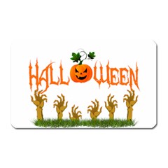 Halloween Magnet (rectangular) by Valentinaart