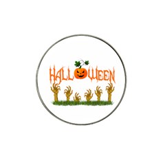 Halloween Hat Clip Ball Marker (4 Pack) by Valentinaart