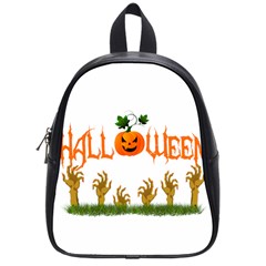 Halloween School Bag (small) by Valentinaart