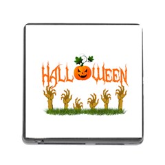 Halloween Memory Card Reader (square) by Valentinaart