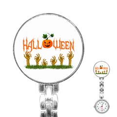 Halloween Stainless Steel Nurses Watch by Valentinaart