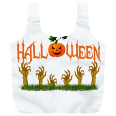 Halloween Full Print Recycle Bags (l)  by Valentinaart