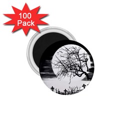 Halloween Landscape 1 75  Magnets (100 Pack)  by Valentinaart