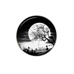 Halloween Landscape Hat Clip Ball Marker (4 Pack) by Valentinaart