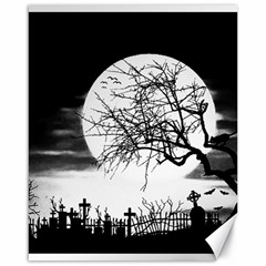 Halloween Landscape Canvas 16  X 20   by Valentinaart