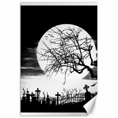 Halloween Landscape Canvas 20  X 30   by Valentinaart