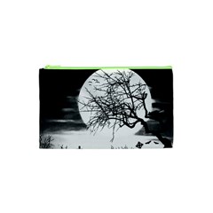 Halloween Landscape Cosmetic Bag (xs)