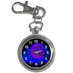 Halloween Landscape Key Chain Watches by Valentinaart