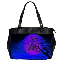 Halloween Landscape Office Handbags (2 Sides)  by Valentinaart