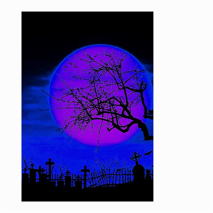 Halloween landscape Small Garden Flag (Two Sides)