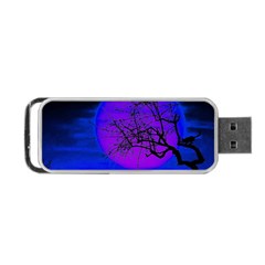 Halloween Landscape Portable Usb Flash (two Sides) by Valentinaart