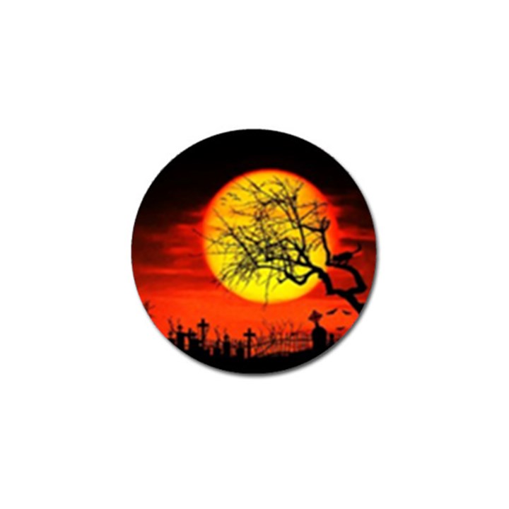 Halloween landscape Golf Ball Marker (4 pack)