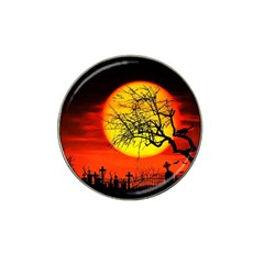 Halloween Landscape Hat Clip Ball Marker (10 Pack) by Valentinaart