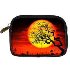 Halloween Landscape Digital Camera Cases by Valentinaart