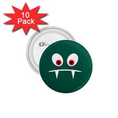 Angry Monster 1 75  Buttons (10 Pack) by linceazul