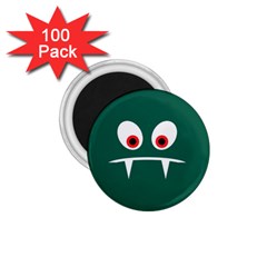 Angry Monster 1 75  Magnets (100 Pack)  by linceazul