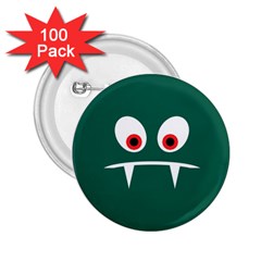 Angry Monster 2 25  Buttons (100 Pack)  by linceazul