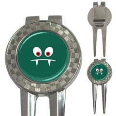 Angry Monster 3-in-1 Golf Divots by linceazul