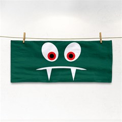 Angry Monster Hand Towel by linceazul