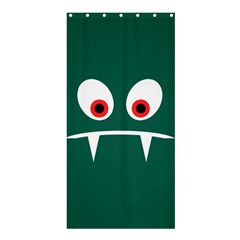 Angry Monster Shower Curtain 36  X 72  (stall)  by linceazul