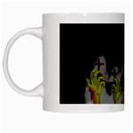 Halloween Zombie Hands White Mugs Left