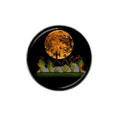 Halloween Zombie Hands Hat Clip Ball Marker (10 Pack) by Valentinaart