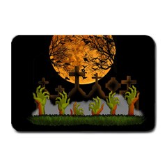 Halloween Zombie Hands Plate Mats by Valentinaart