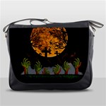 Halloween Zombie Hands Messenger Bags Front