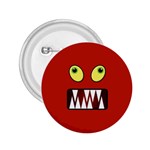 Funny Monster Face 2.25  Buttons Front