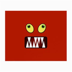 Funny Monster Face Small Glasses Cloth (2-Side)