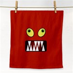 Funny Monster Face Face Towel Front