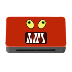 Funny Monster Face Memory Card Reader With Cf by linceazul