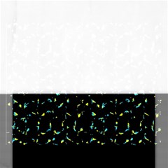 Splatter Abstract Dark Pattern Rectangular Jigsaw Puzzl