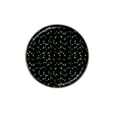 Splatter Abstract Dark Pattern Hat Clip Ball Marker by dflcprints