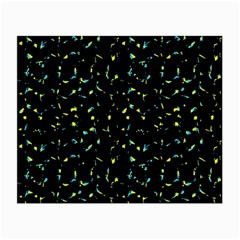 Splatter Abstract Dark Pattern Small Glasses Cloth by dflcprints