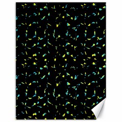 Splatter Abstract Dark Pattern Canvas 18  X 24   by dflcprints