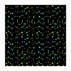 Splatter Abstract Dark Pattern Medium Glasses Cloth (2-side) by dflcprints