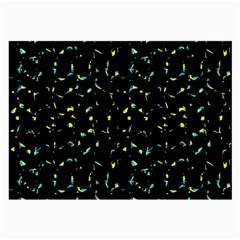 Splatter Abstract Dark Pattern Large Glasses Cloth (2-side) by dflcprints