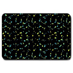 Splatter Abstract Dark Pattern Large Doormat  by dflcprints