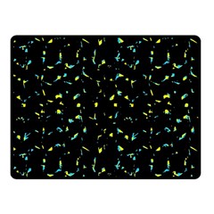 Splatter Abstract Dark Pattern Fleece Blanket (small) by dflcprints